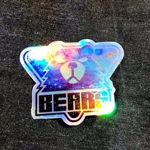 BEARS Metallic Prismatic Rainbow Reflective Sticker